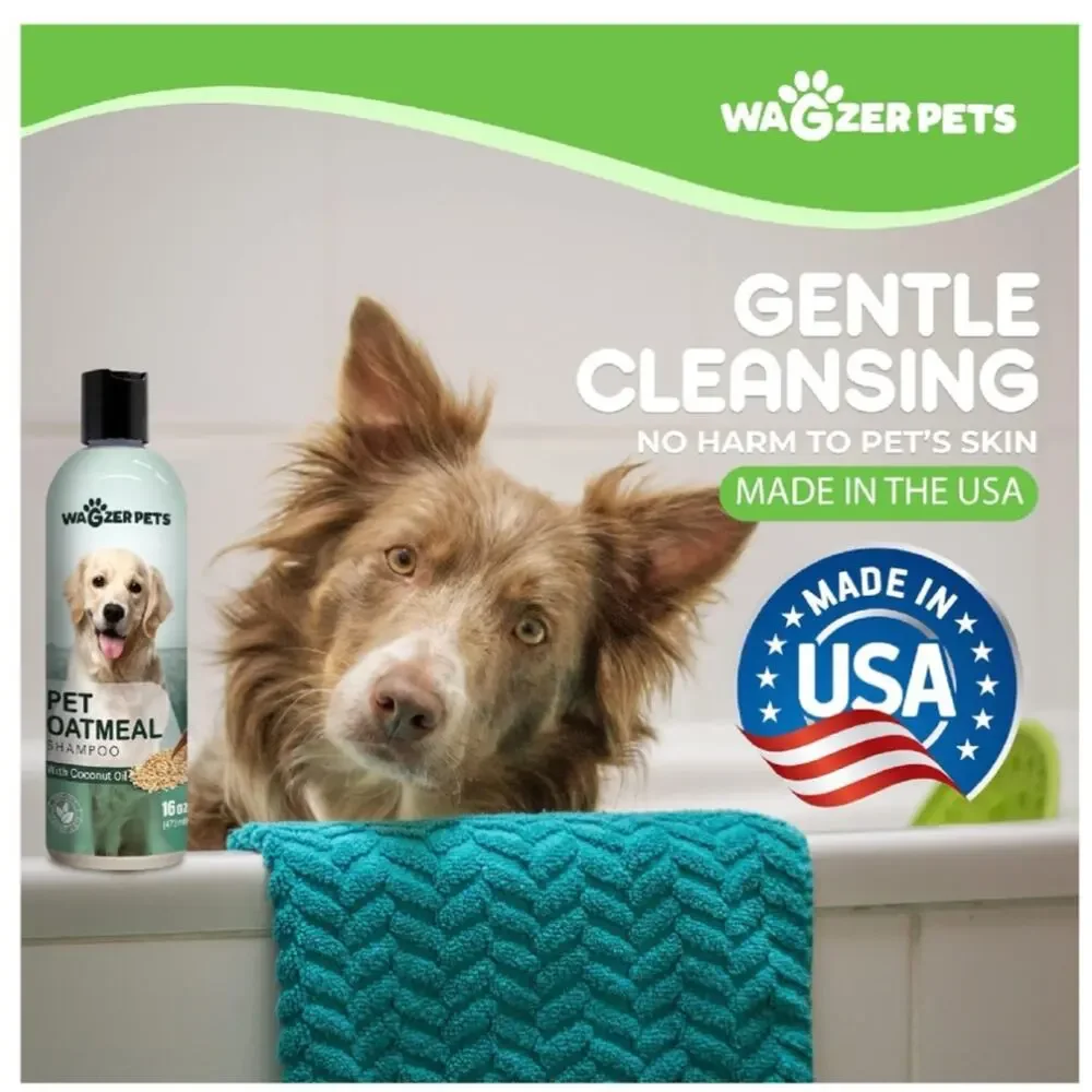 Oatmeal Dog Shampoo with Coconut Oil / Soothing Dog Shampoo for Itching (3-PK) - Picture 3 of 7